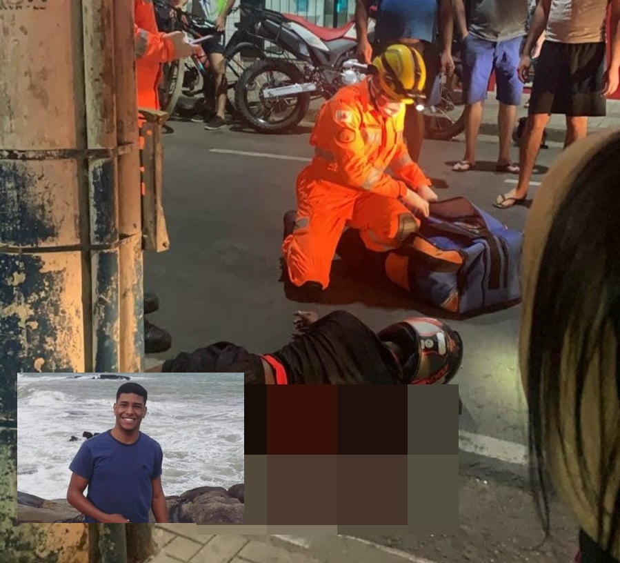 Jovem de 21 anos morre após acidente com moto no Centro de Manhuaçu