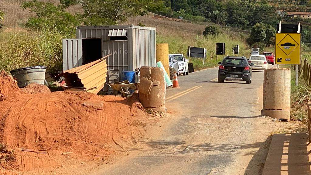 Começam as obras na ponte dos Gama, na MG-111