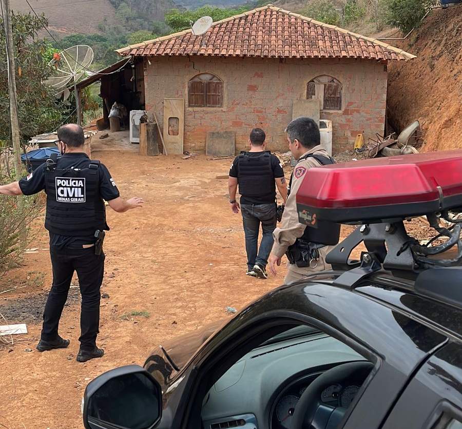 Homicídio em Manhuaçu: PC prende acusado e realiza buscas