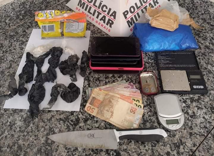 PM desencadeia operação de combate ao tráfico de drogas e prende quatro autores em Matipó