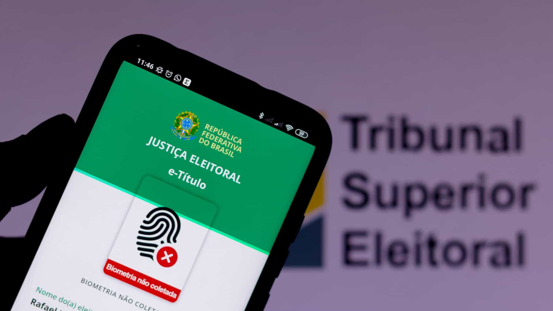 Usuários do app e-Título receberão informações oficiais sobre eleições