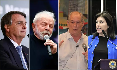 Confira a agenda dos candidatos à Presidência para esta terça (23/8)