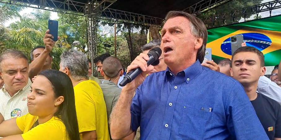 Em Minas, Bolsonaro cita inserções a menos nas rádios e acusa PT e TSE de interferência nas eleições