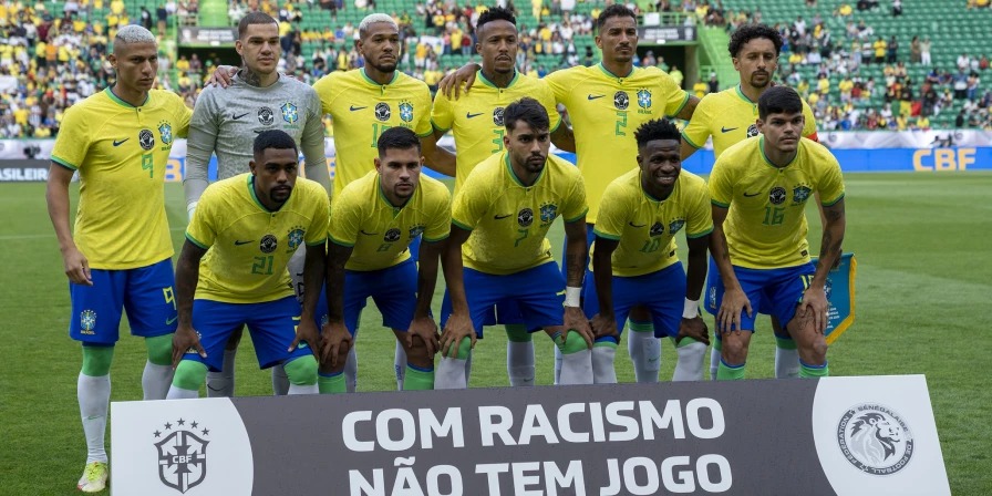 Brasil permanece na 3ª posição do ranking de seleções da Fifa