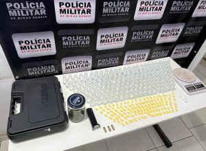 Drogas apreendidas e suspeito preso em operação na zona rural de Simonésia