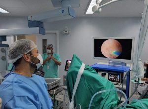 Médico urologista Rodrigo Bertani participa de curso de referência na Endourologia