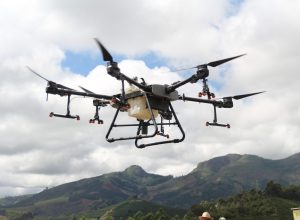 Pulverização com drone é uma realidade